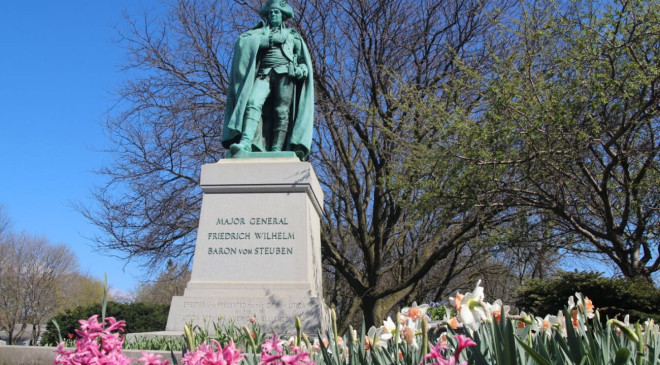 GreenUtica Memorial Parkway Friedrich Wilhelm von Steuben